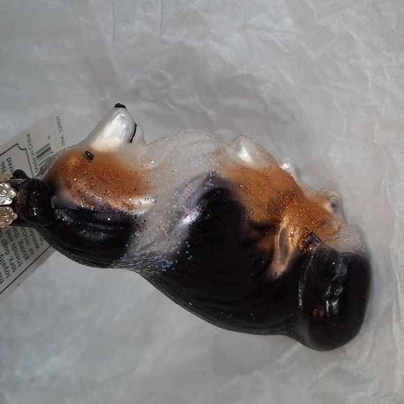 Sheltie Pet Dog Puppy Animal Old World Christmas Glass Ornament Breeder NWT - Picture 4 of 6